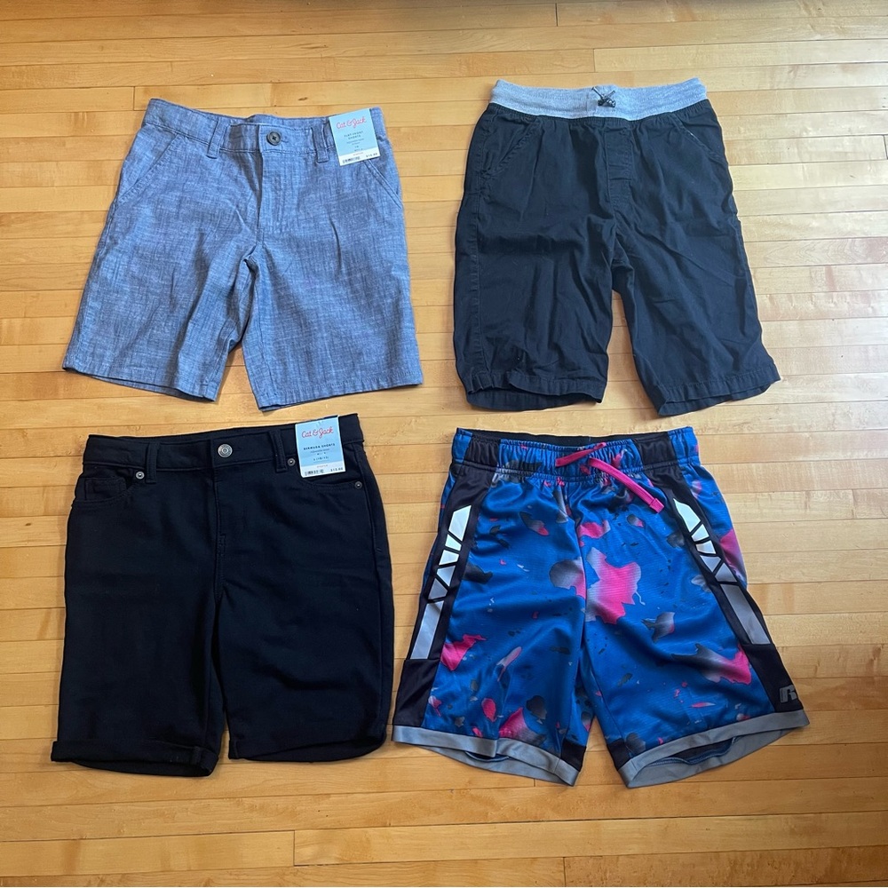 Bundle of 4 boys shorts mostly Cat & Jack size L 10-12